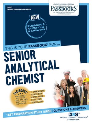 cover image of Senior Analytical Chemist